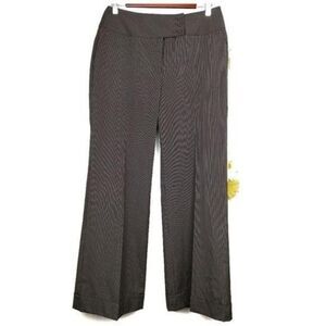 Investments brown pinstripe dress pants size 6